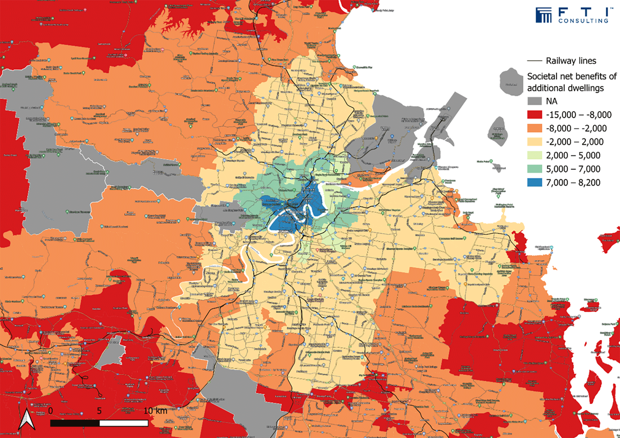 Societal net benefits of additional dwellings