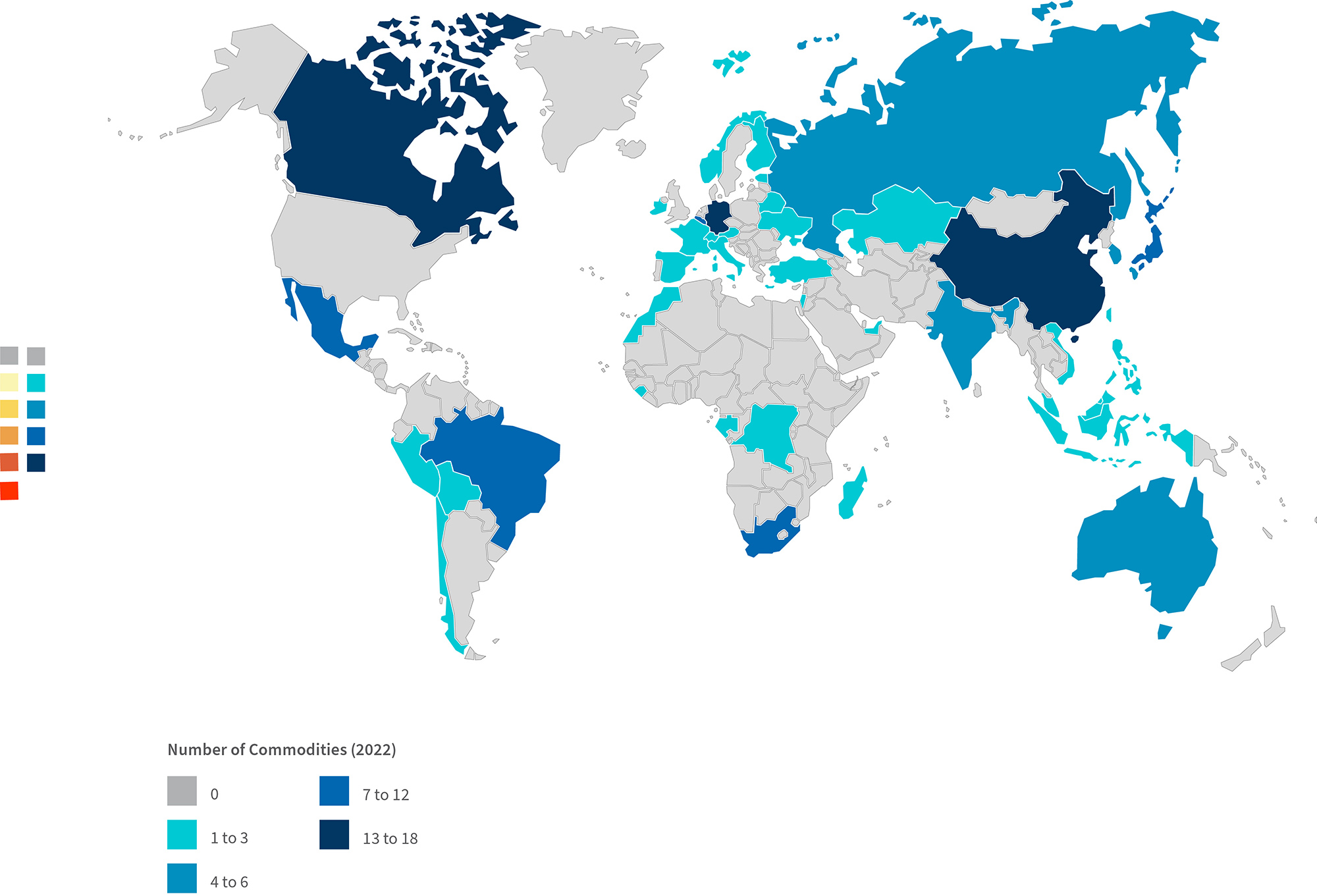 Major Import Sources for Which the U.S. Was Greater Than 50% Net Import-Reliant in 2022